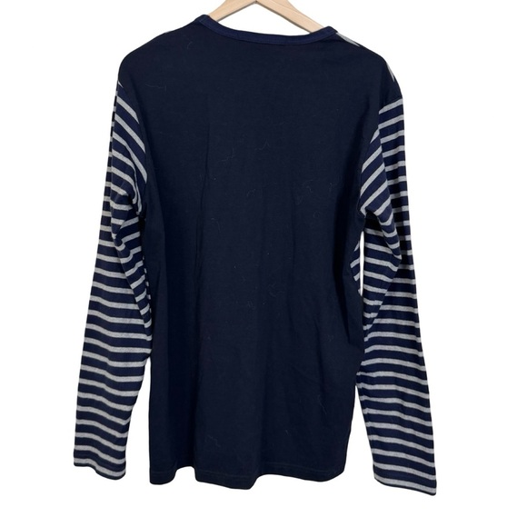 Junya Watanabe MAN Long Sleeve Stripe Tee Men’s Size Large Made In Japan - Picture 2 of 11
